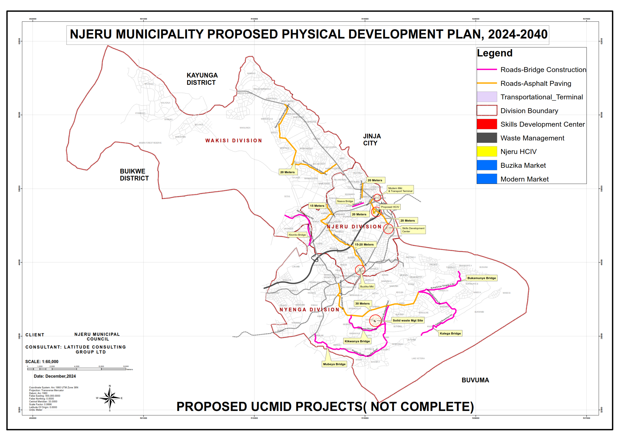 Njeru Municipal Proposed physical development plan 2024-2040